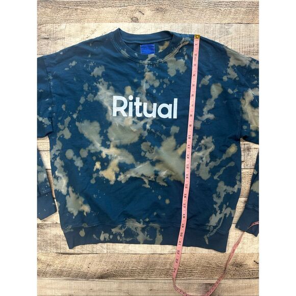 Ritual Tie-Dye Long Sleeve Pullover Women’s Crew Neck Sweater | Size Small - Picture 4 of 5